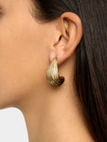 Pendientes Alargados Con Rayas