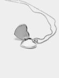 Collar Colgante Con Corazón – Plata De Ley 925