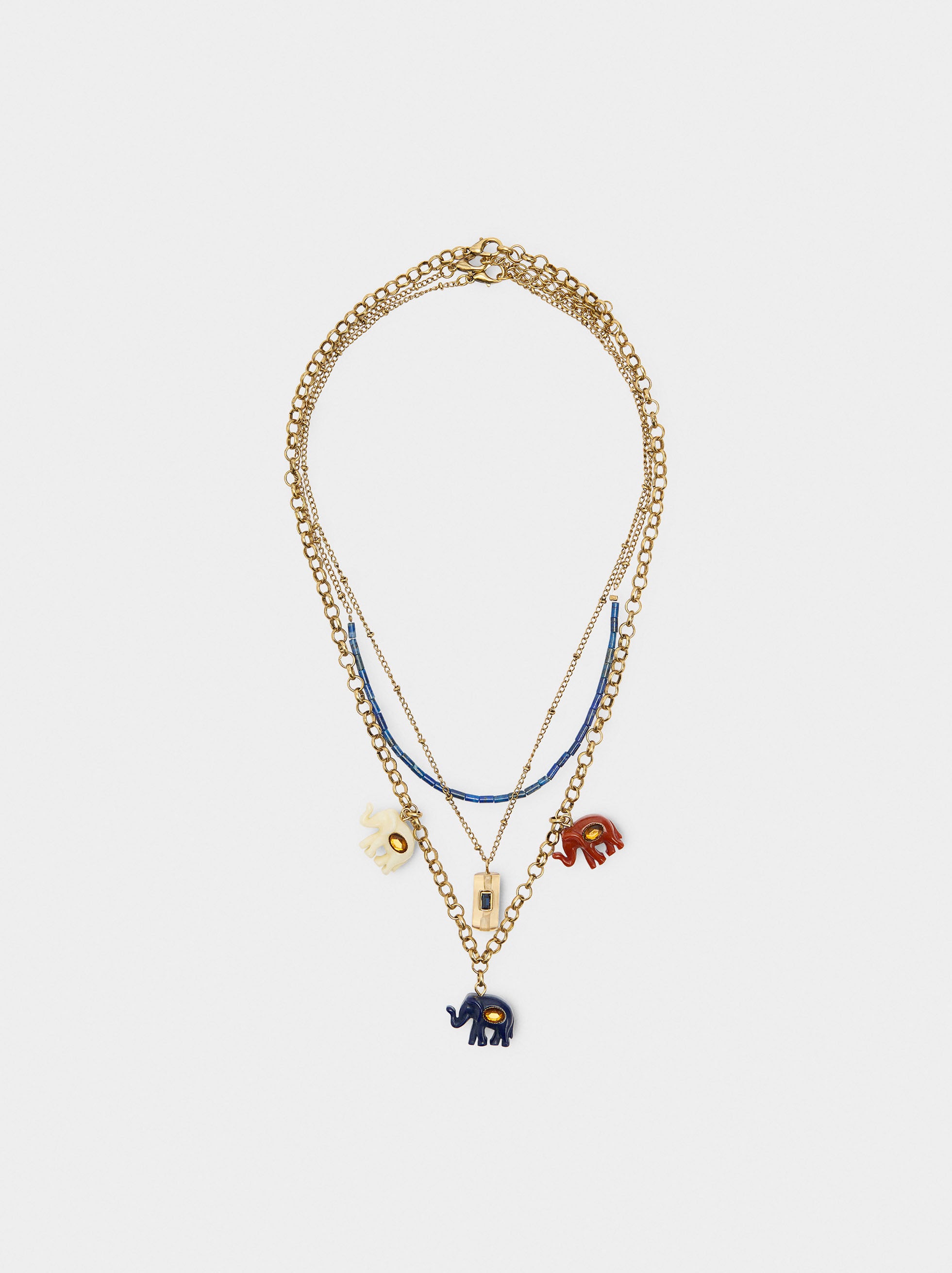 Set De Collares Con Elefantes