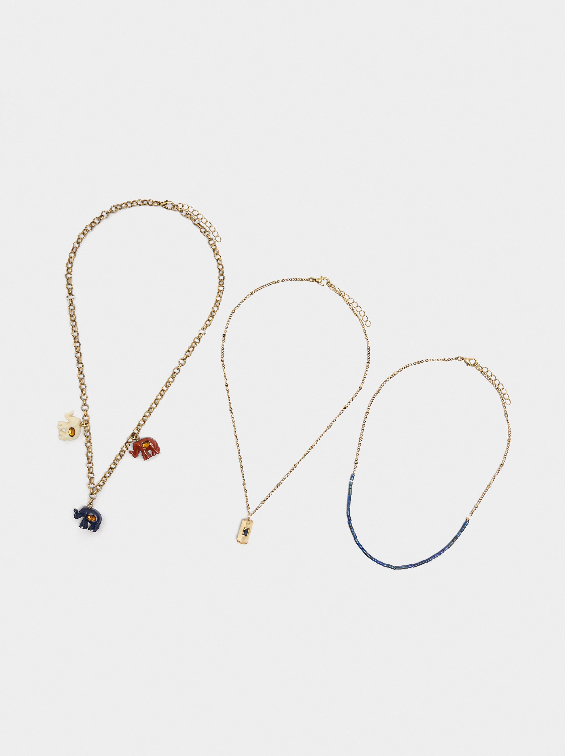 Set De Collares Con Elefantes