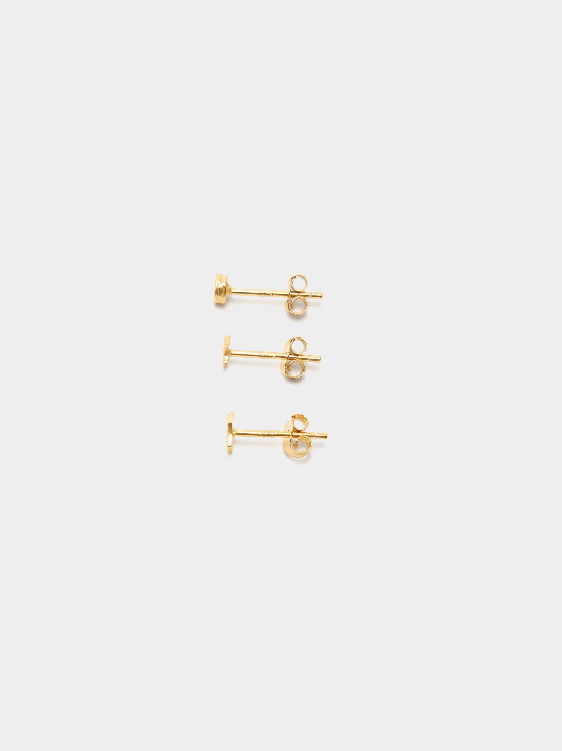 Set De Pendientes Con Circonitas - Plata De Ley 925