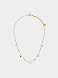 Collar Con Losangos Y Circonitas Con Plata De Ley 925