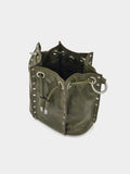 Bolso Bombonera Con Tachuelas