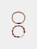 Set De Pulseras Elásticas De Resina