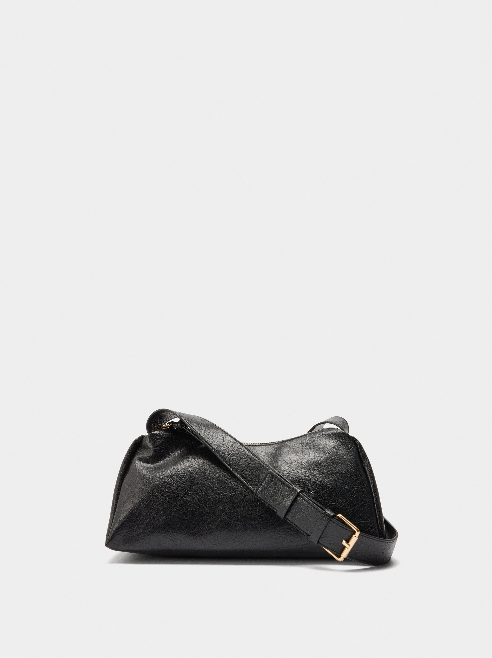 Bolso Bandolera Efecto Craquelado