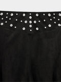 Falda Midi Con Tachuelas
