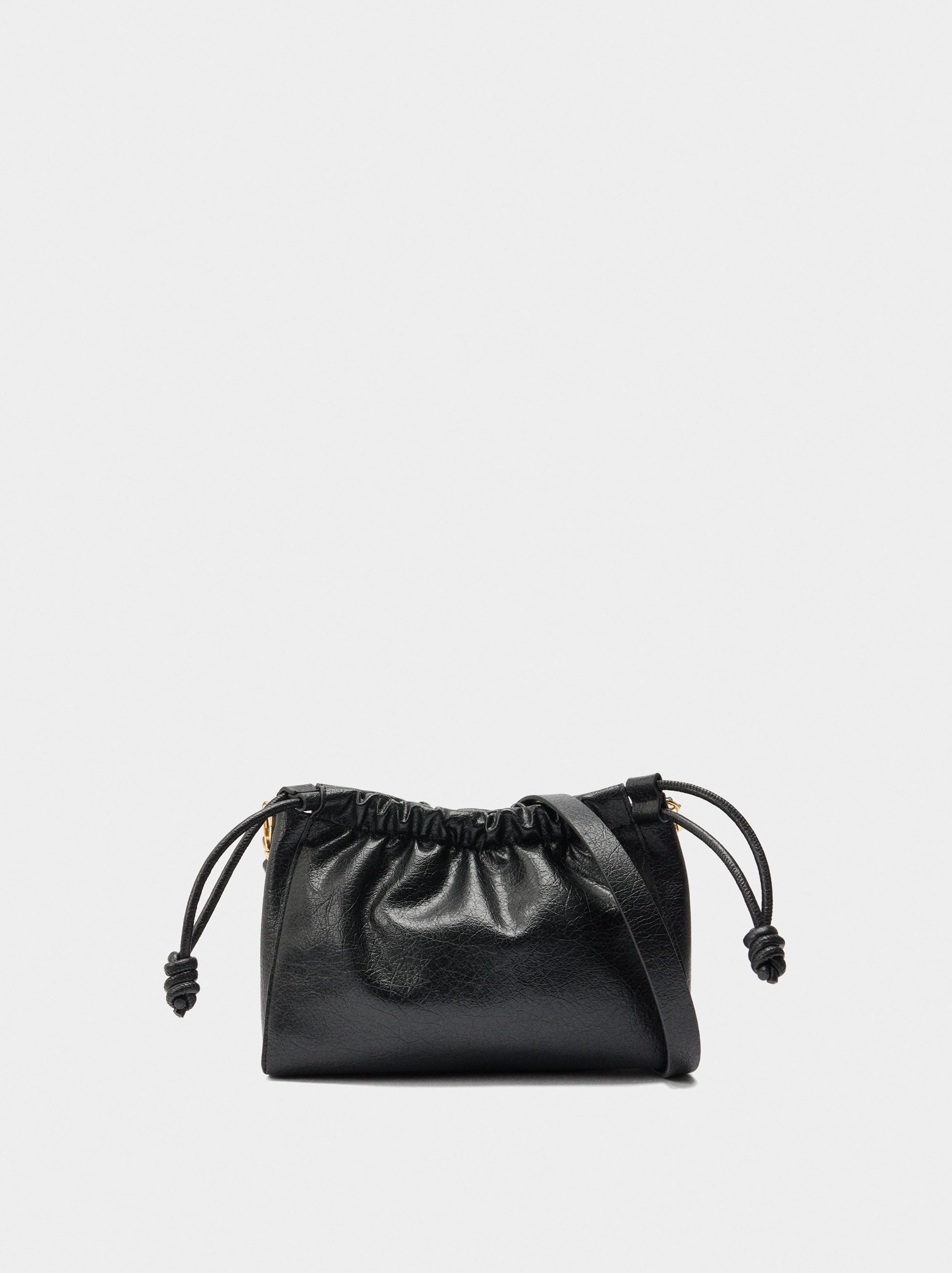 Bolso Bandolera Con Fruncido
