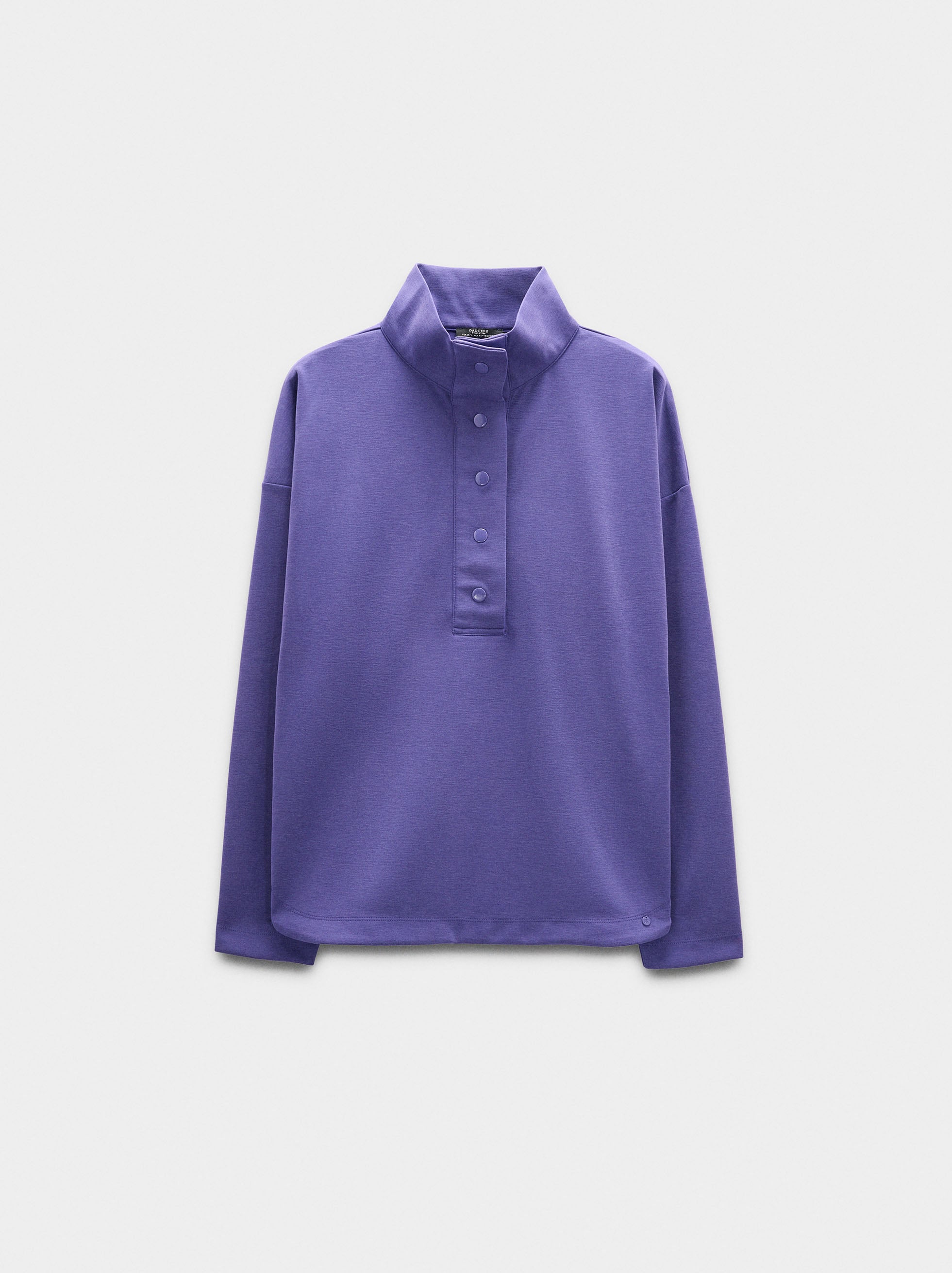 Sudadera Con Botones Tacto Suave
