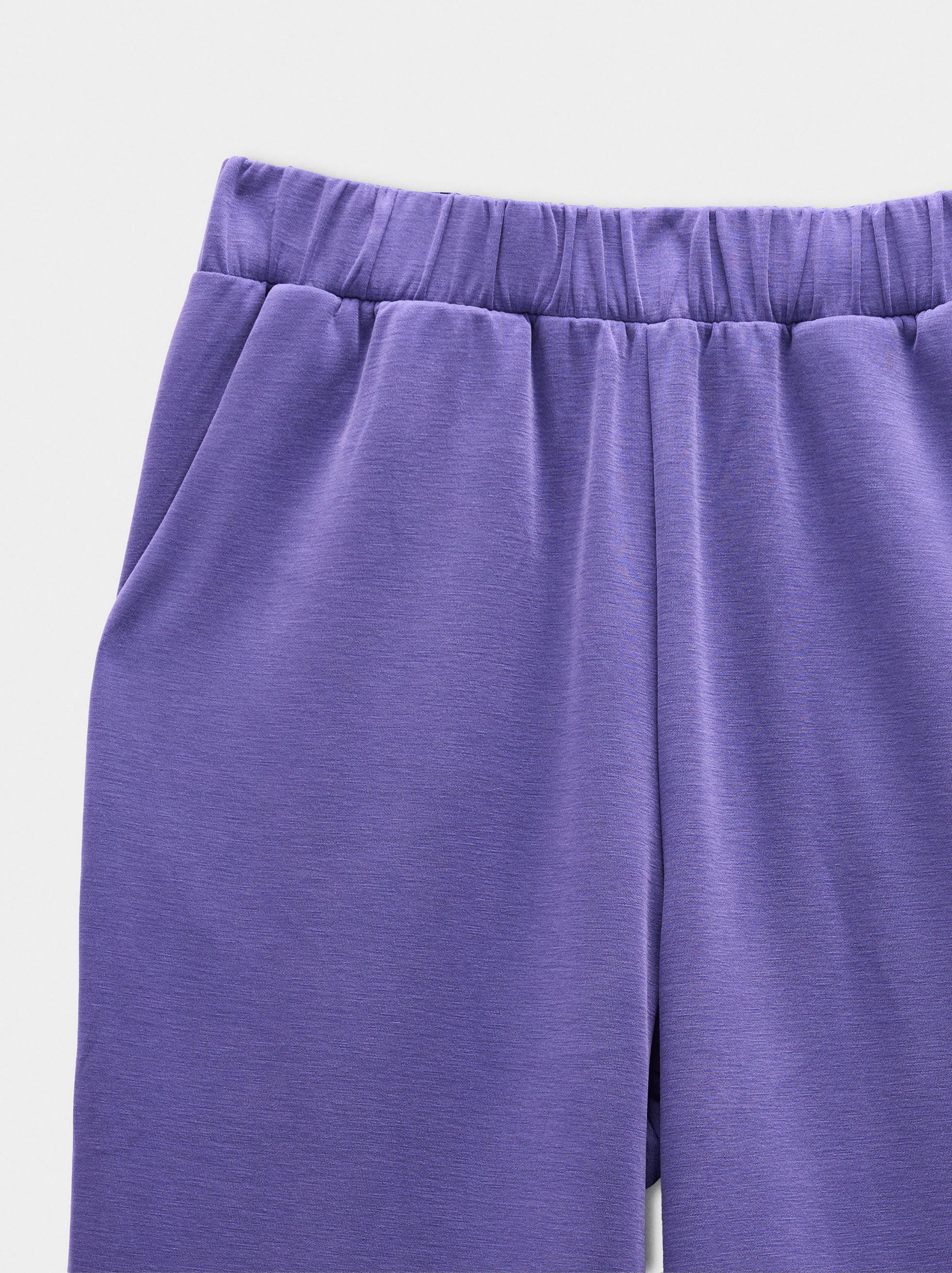 Pantalón Con Cintura Elástica Tacto Suave