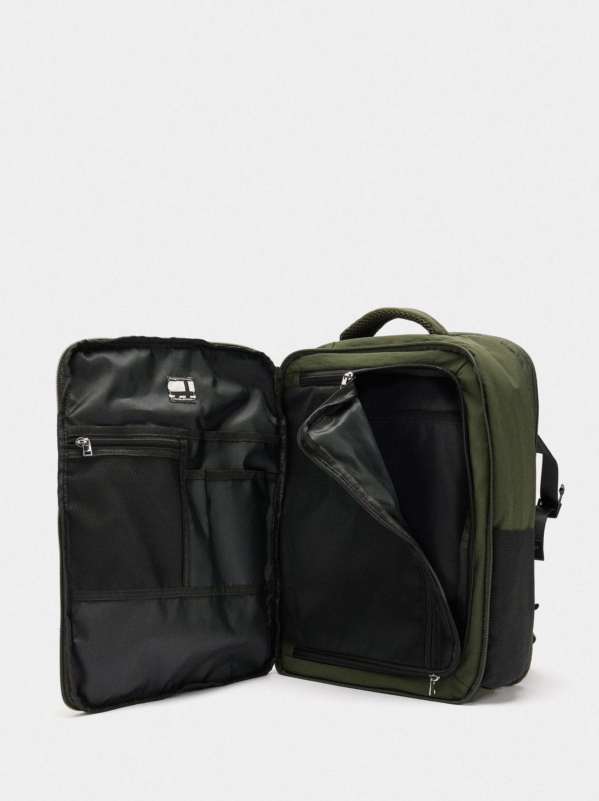 Mochila De Cabina Nylon Extensible Repelente Al Agua