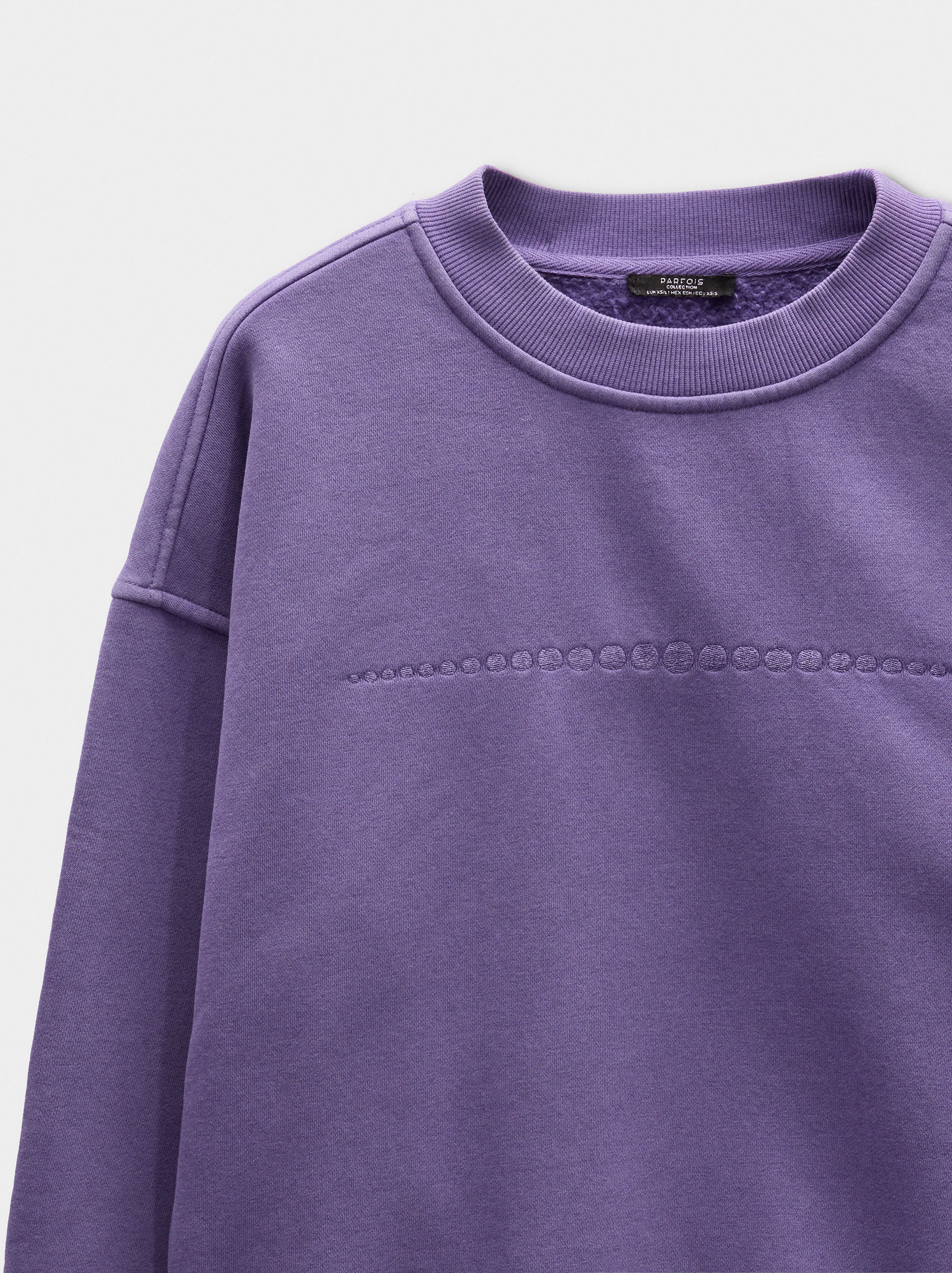 Sudadera De Algodón Con Bordado
