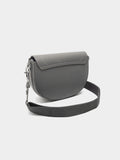 Bolso Bandolera Ovalado Con Solapa