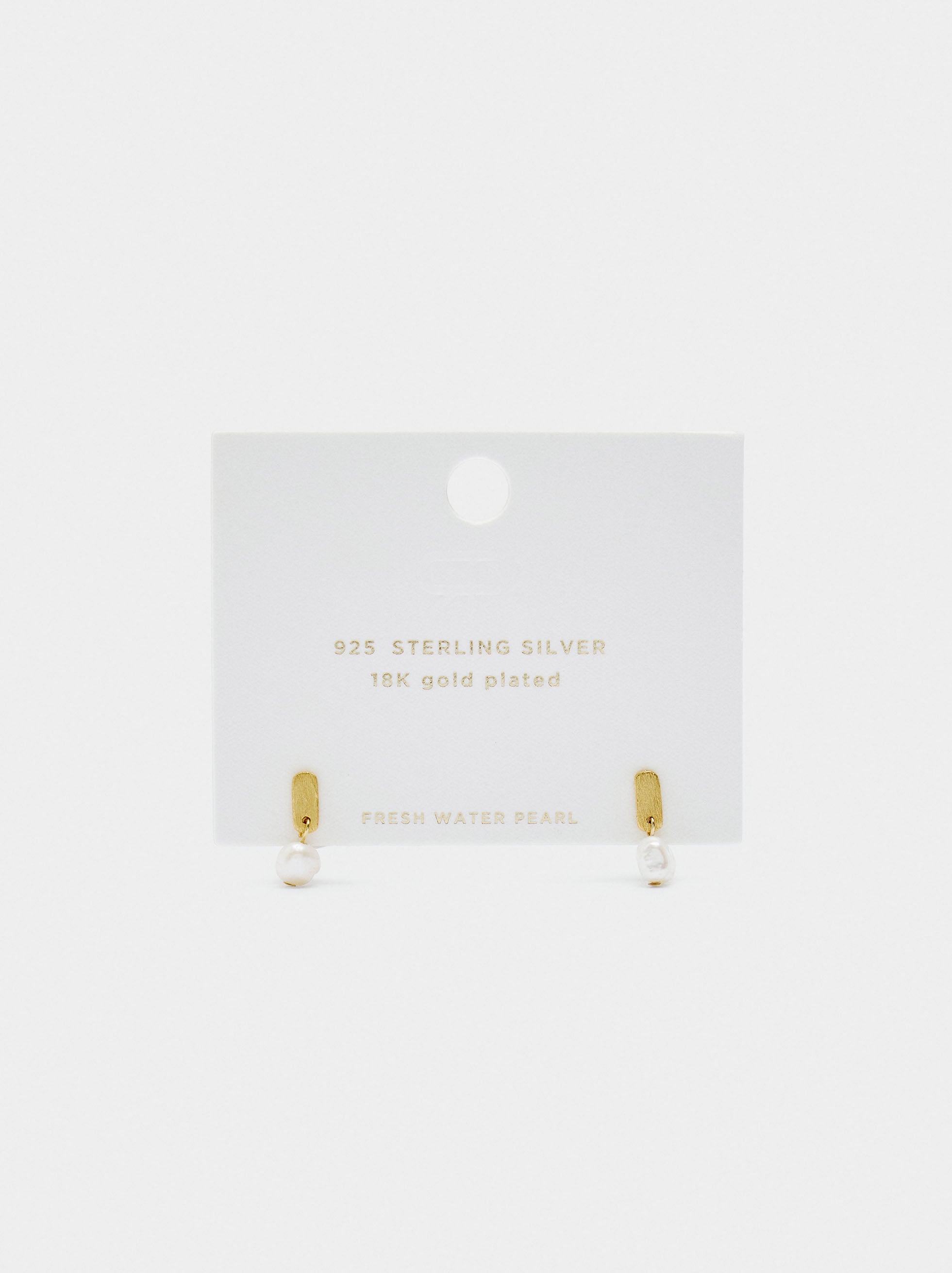 Pendientes Con Perlas De Agua Dulce - Plata De Ley 925