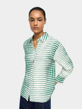 Camisa Fluida Con Estampado