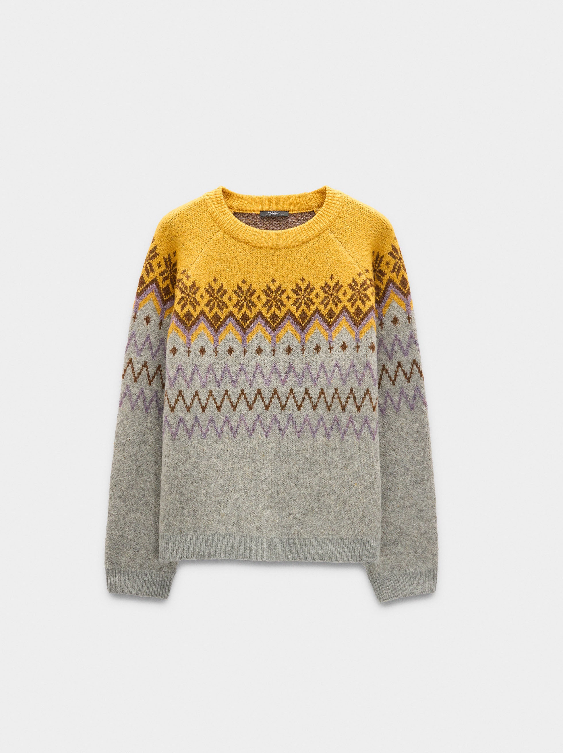 Jersey De Punto Con Jacquard