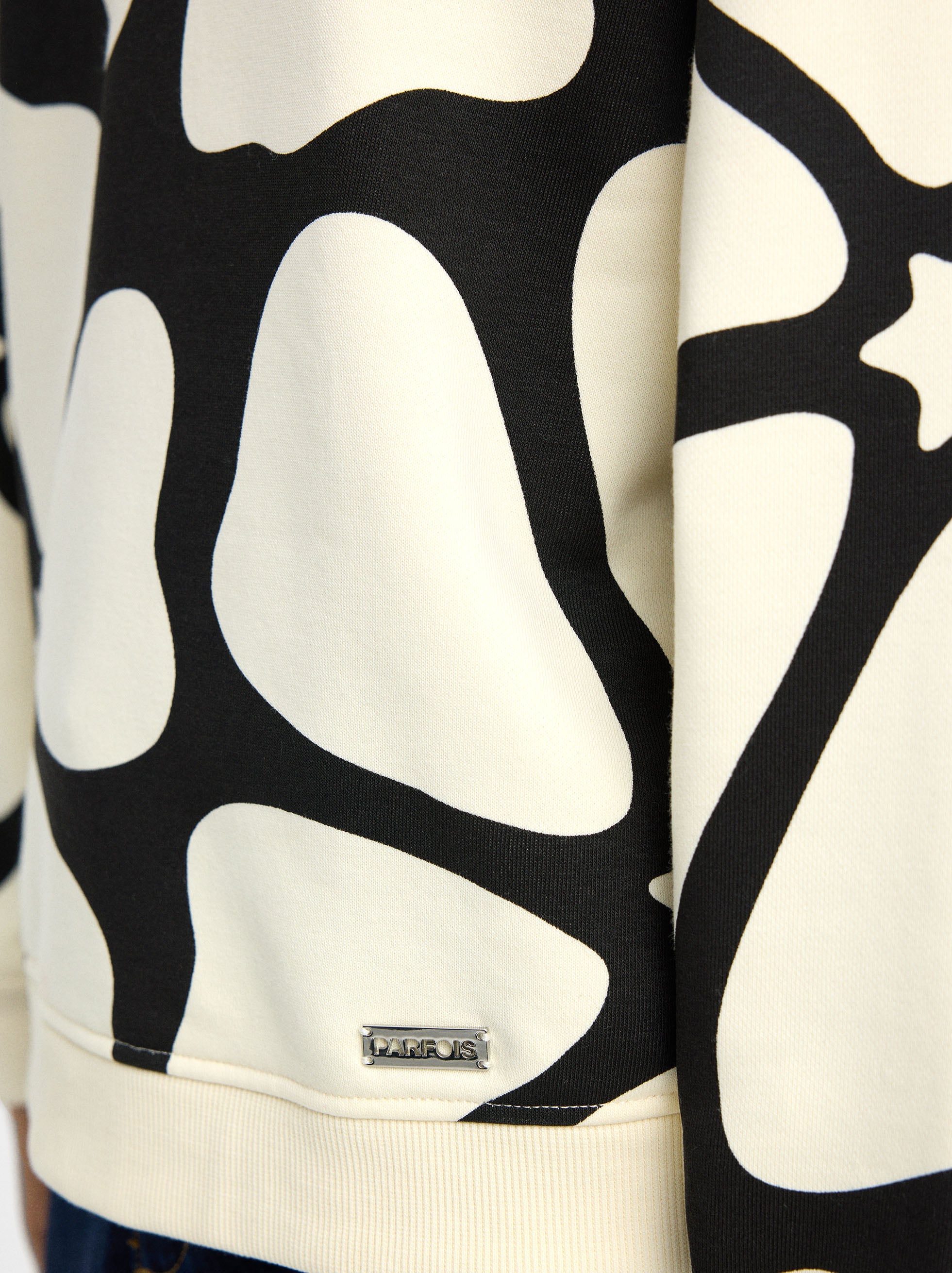 Sudadera Estampada De Algodón