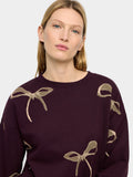 Sudadera Con Estampado De Lazos