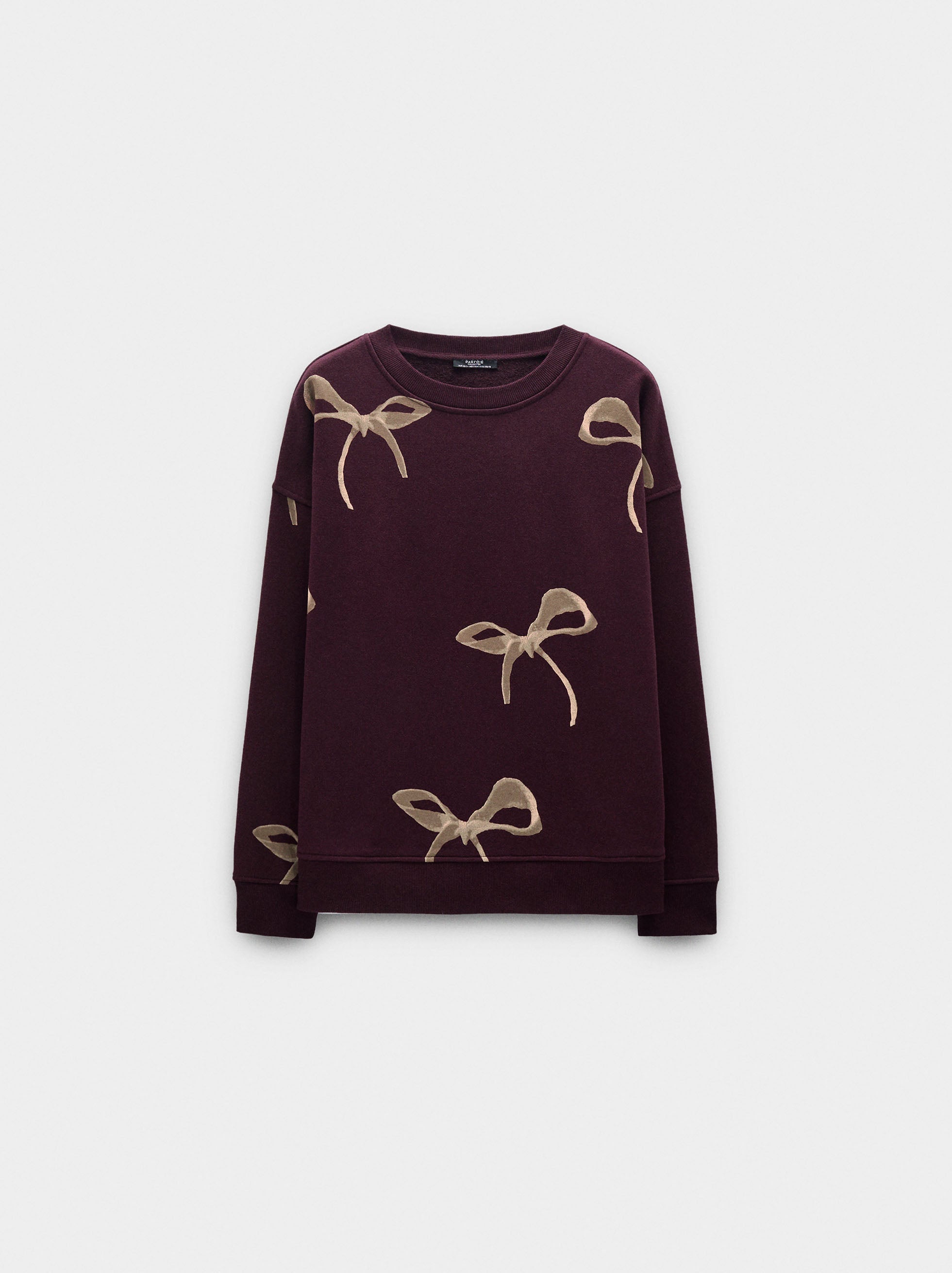 Sudadera Con Estampado De Lazos