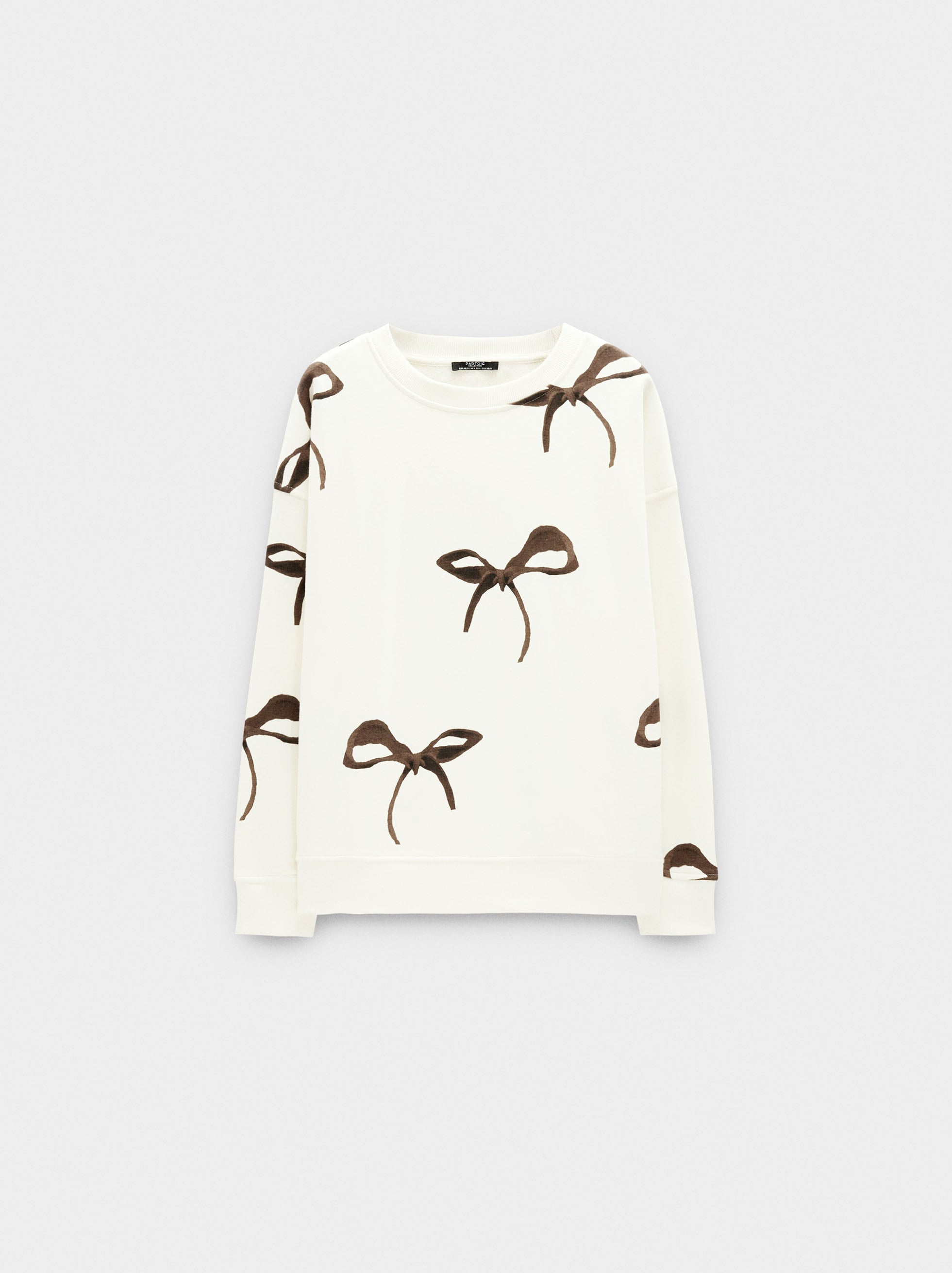 Sudadera Con Estampado De Lazos