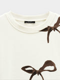 Sudadera Con Estampado De Lazos