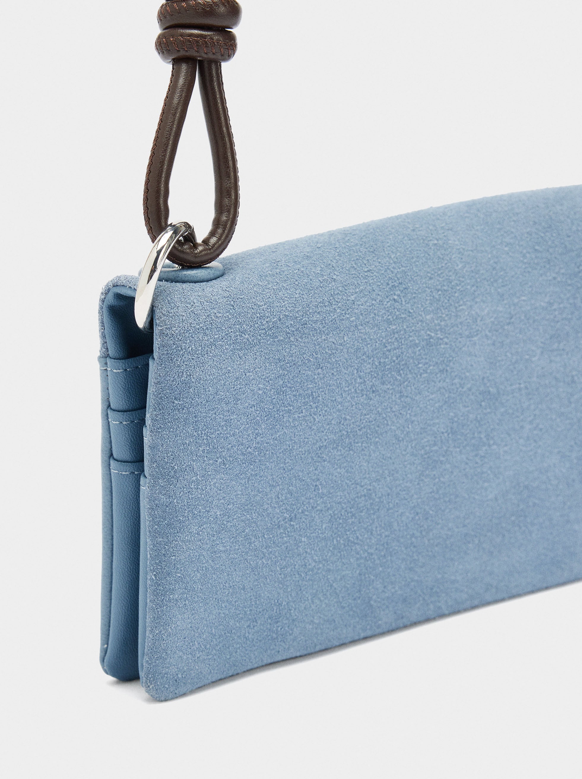 Cartera De Piel Con Asa