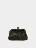 Bolso Efecto Pelo Con Asa De Cadena