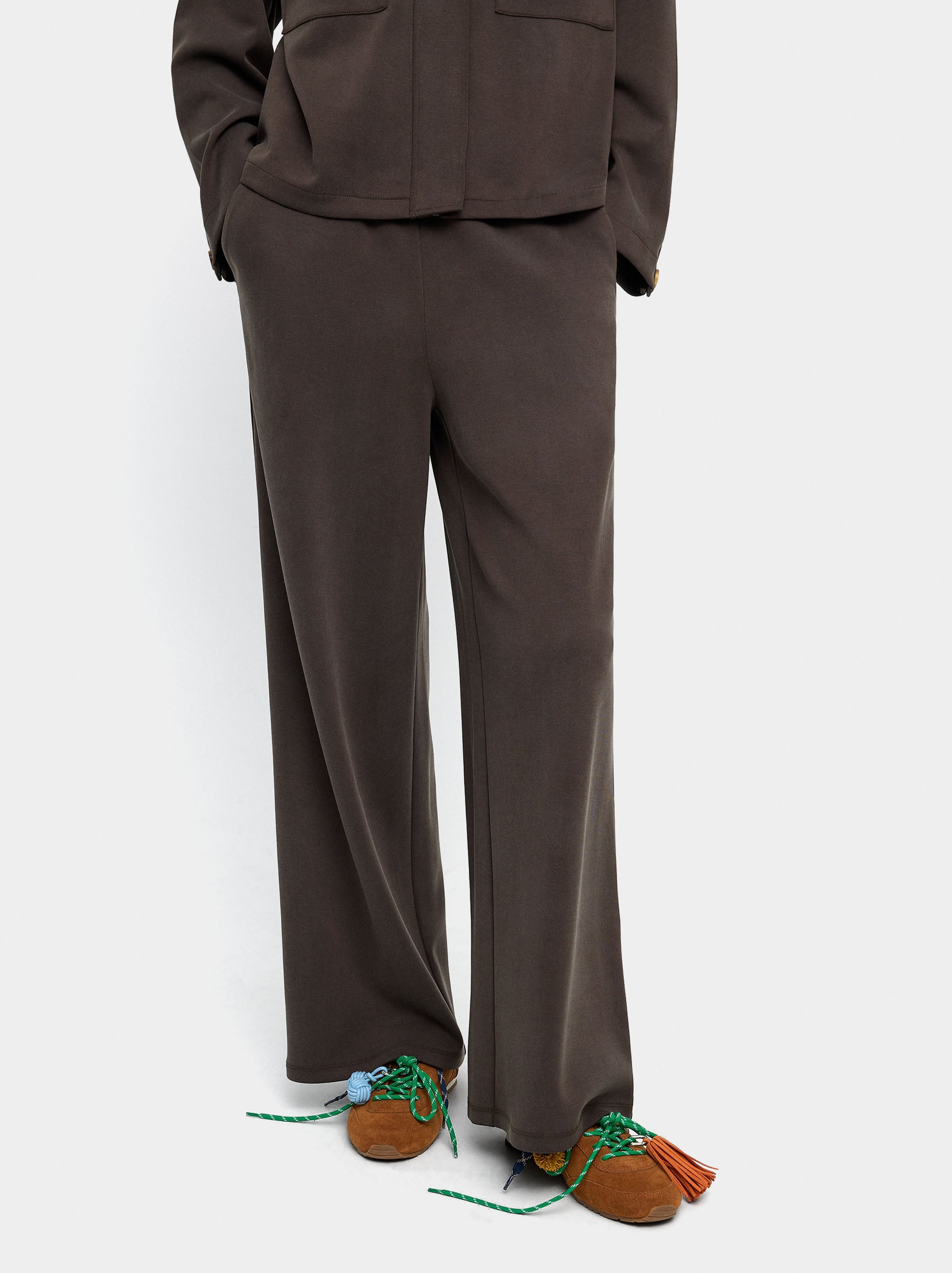 Pantalón Reto Con Cintura Elástica