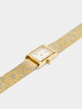 Reloj De Pulsera De Punto Estampado Animal