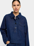 Camisa Denim Con Bolsillo