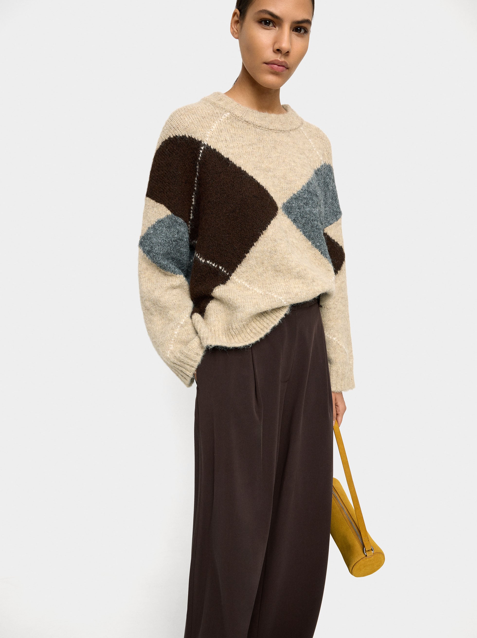 Jersey De Punto Jacquard