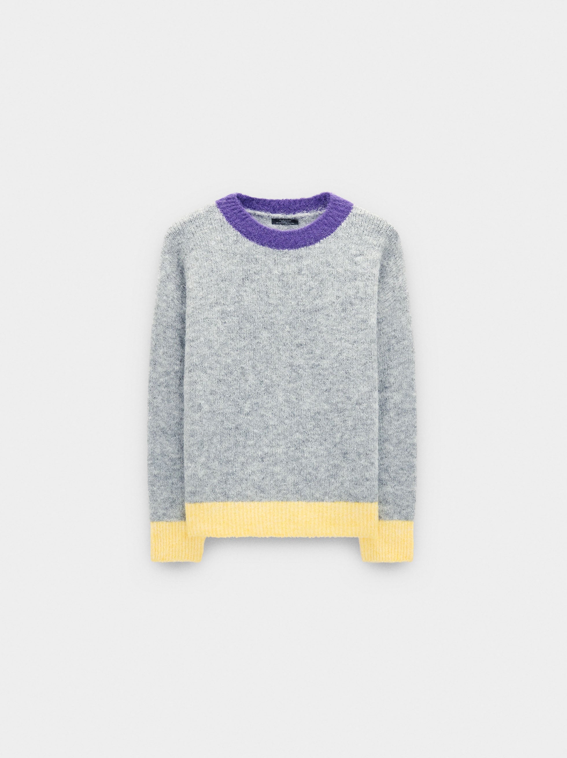 Jersey De Punto Con Bordes Contrastantes