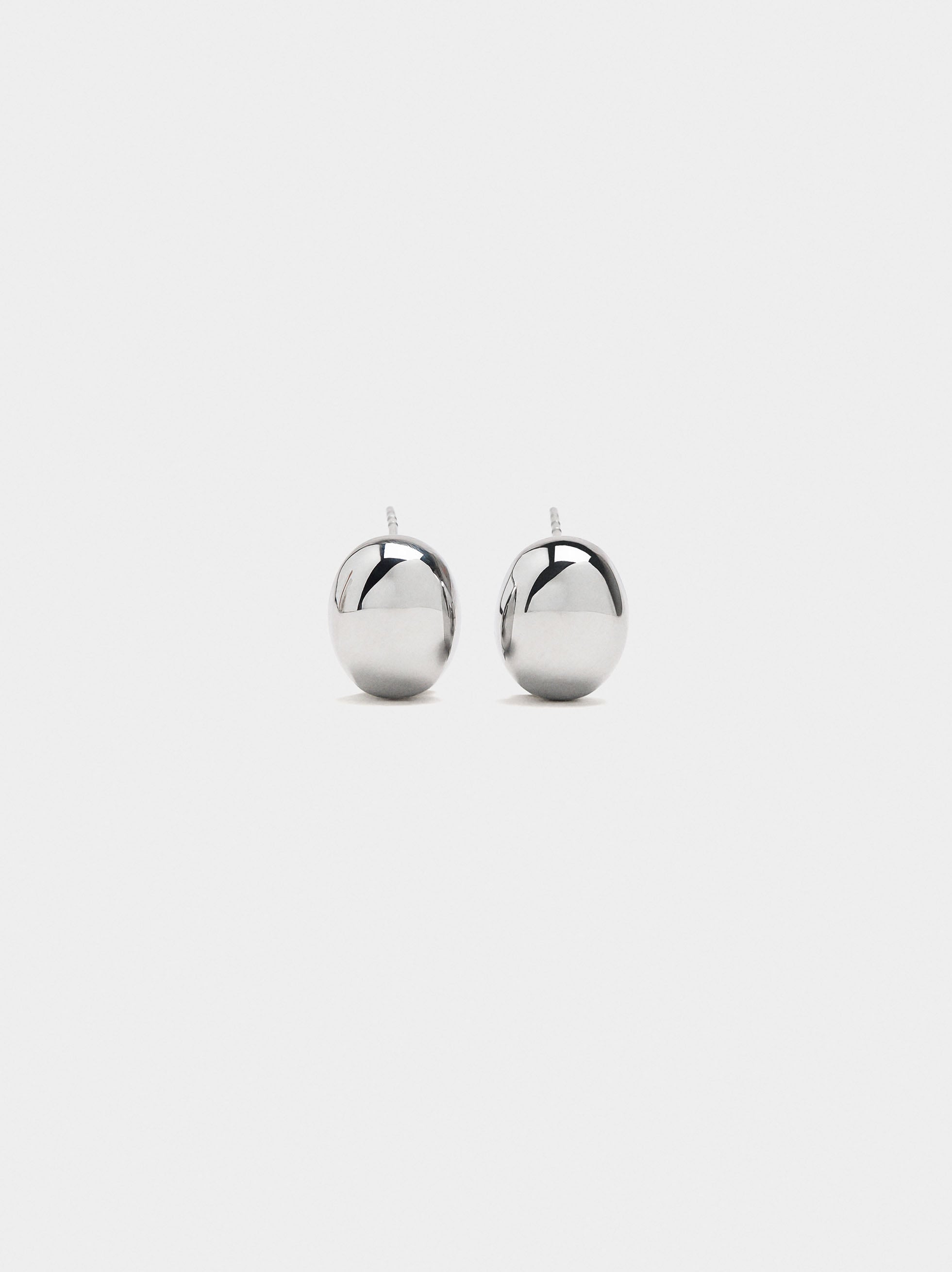 Pendientes Ovalados - Acero Inoxidable