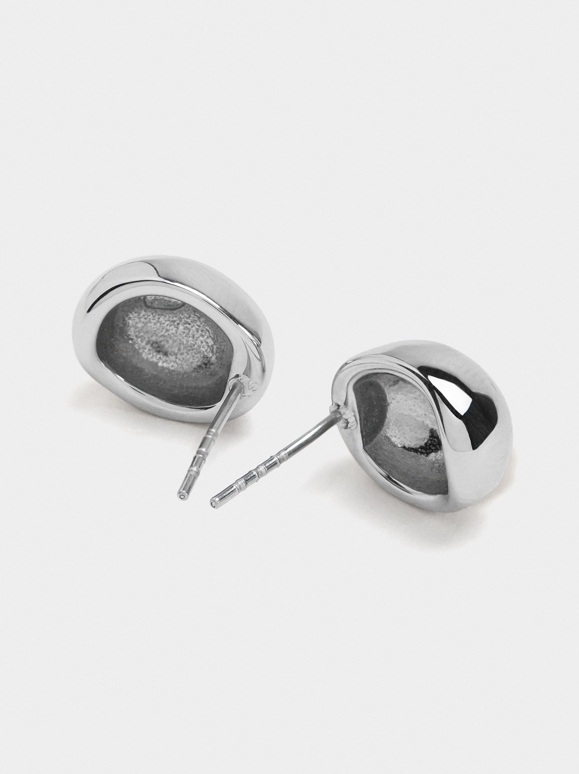 Pendientes Ovalados - Acero Inoxidable