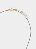 Collar Bicolor Con Lágrimas - Acero Inoxidable