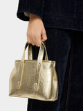 Bolso Tote Efecto Craquelado