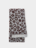 Bufanda Estampado Animal Con Flecos