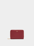 Cartera Con Textura Y Cierre De Cremallera