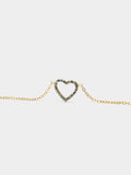 Collar Con Colgante De Corazón - Acero Inoxidable
