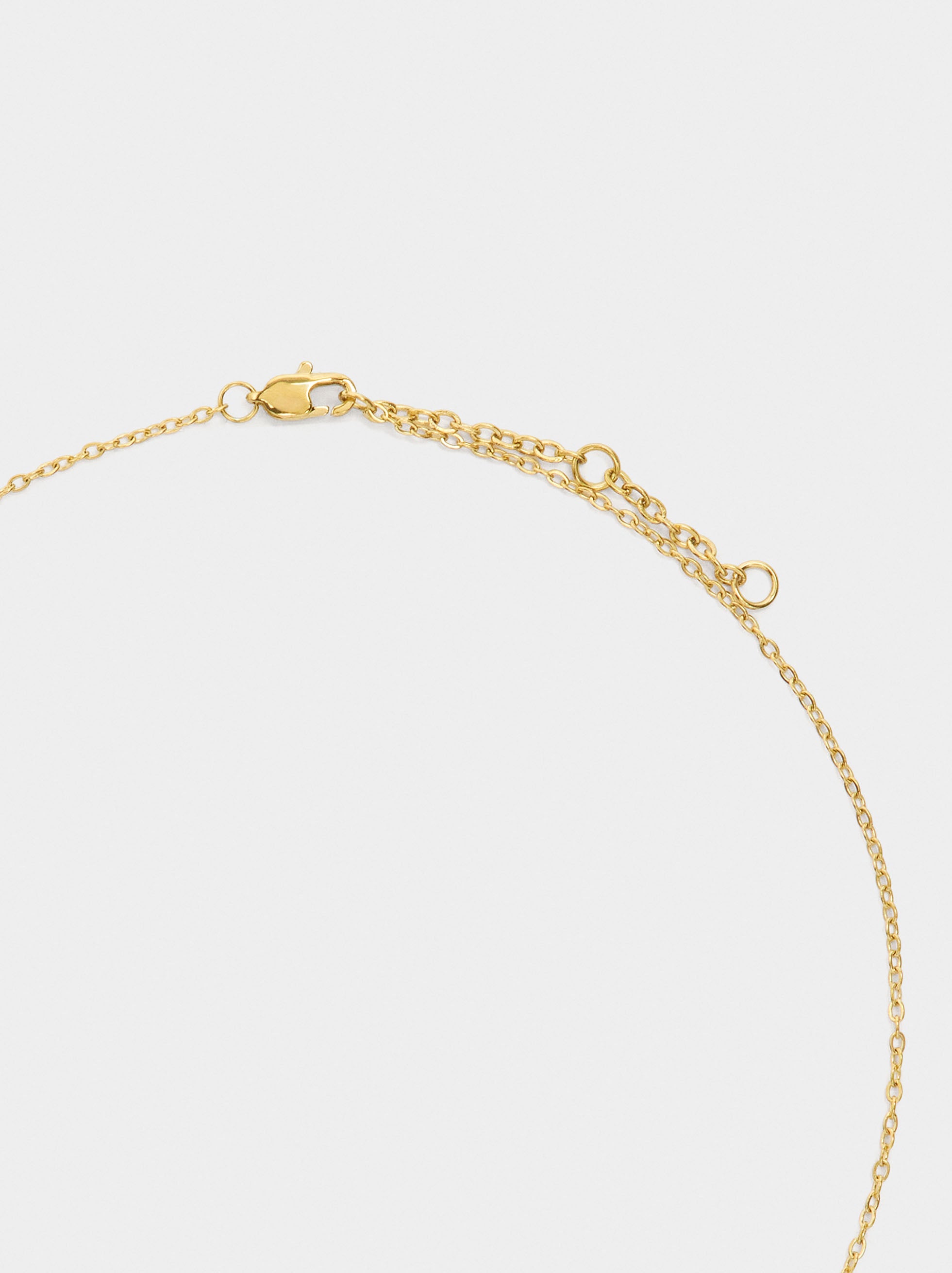 Collar Con Colgante De Corazón - Acero Inoxidable