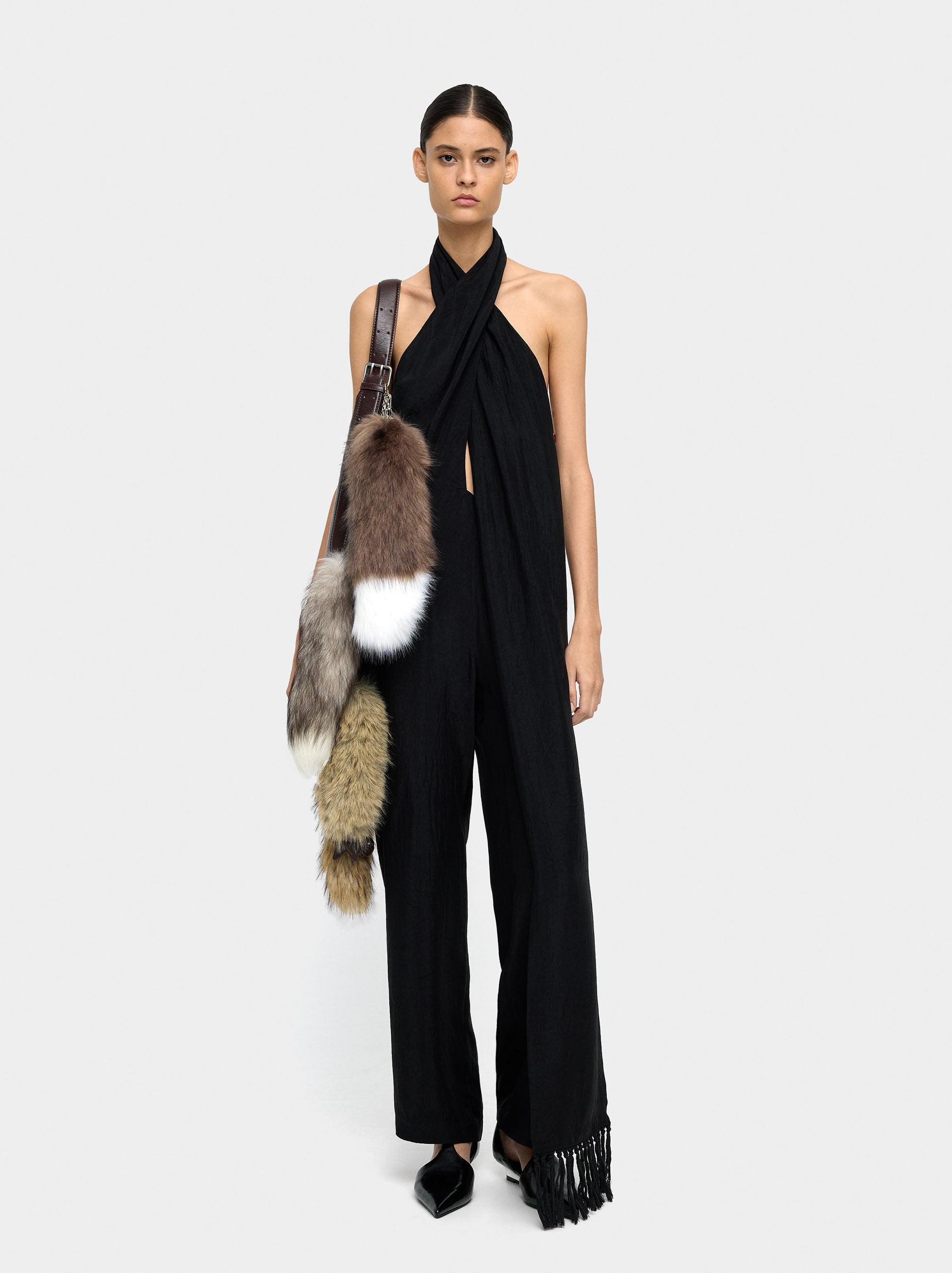 Mono Halter Efecto Arrugado