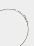 Collar Medalla Bicolor Corazón - Acero Inoxidable