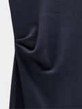 Vestido Midi Con Drapeado