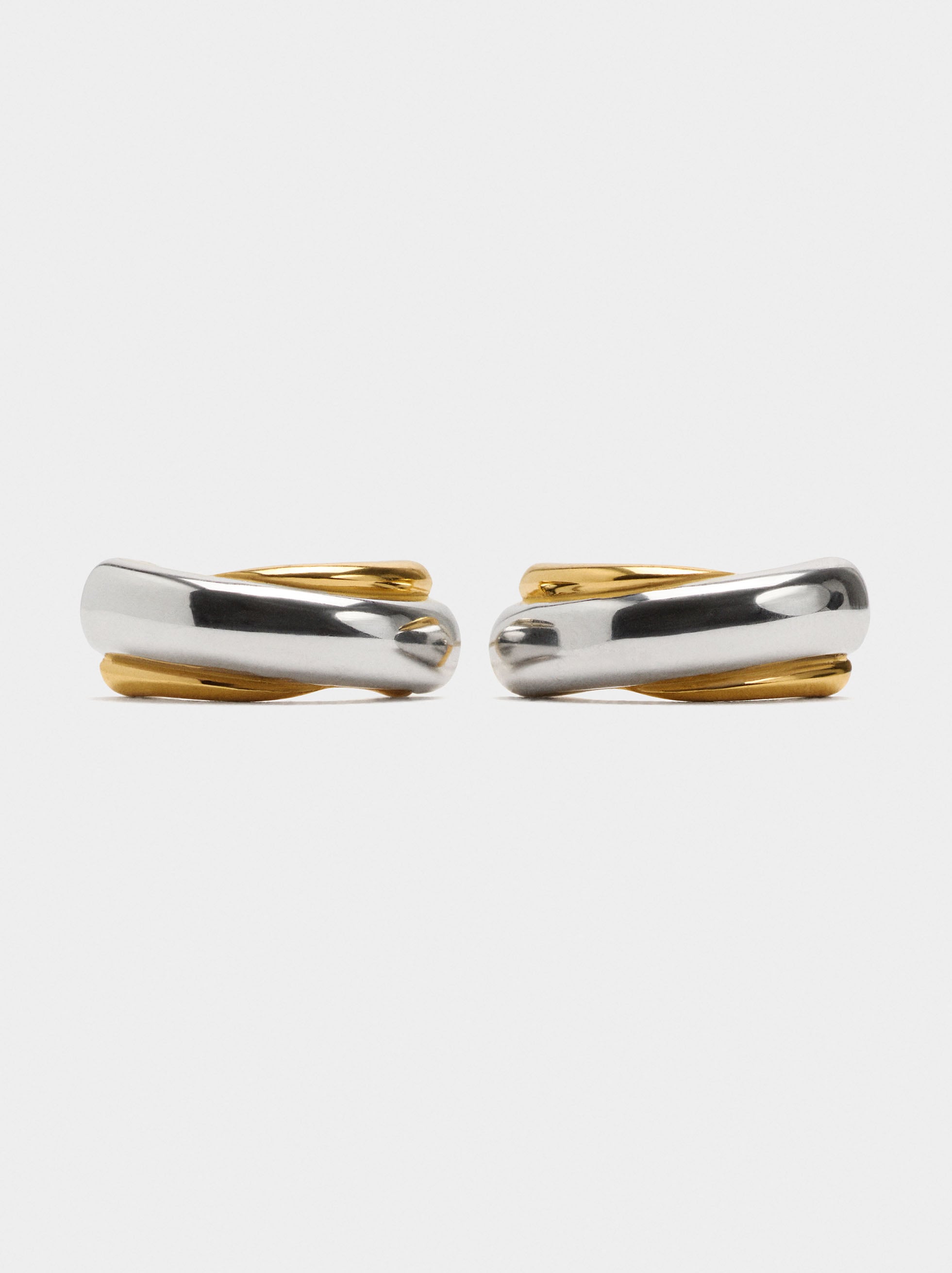 Pendientes Bicolor - Acero Inoxidable
