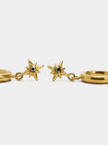 Aros Con Estrella - Acero Inoxidable