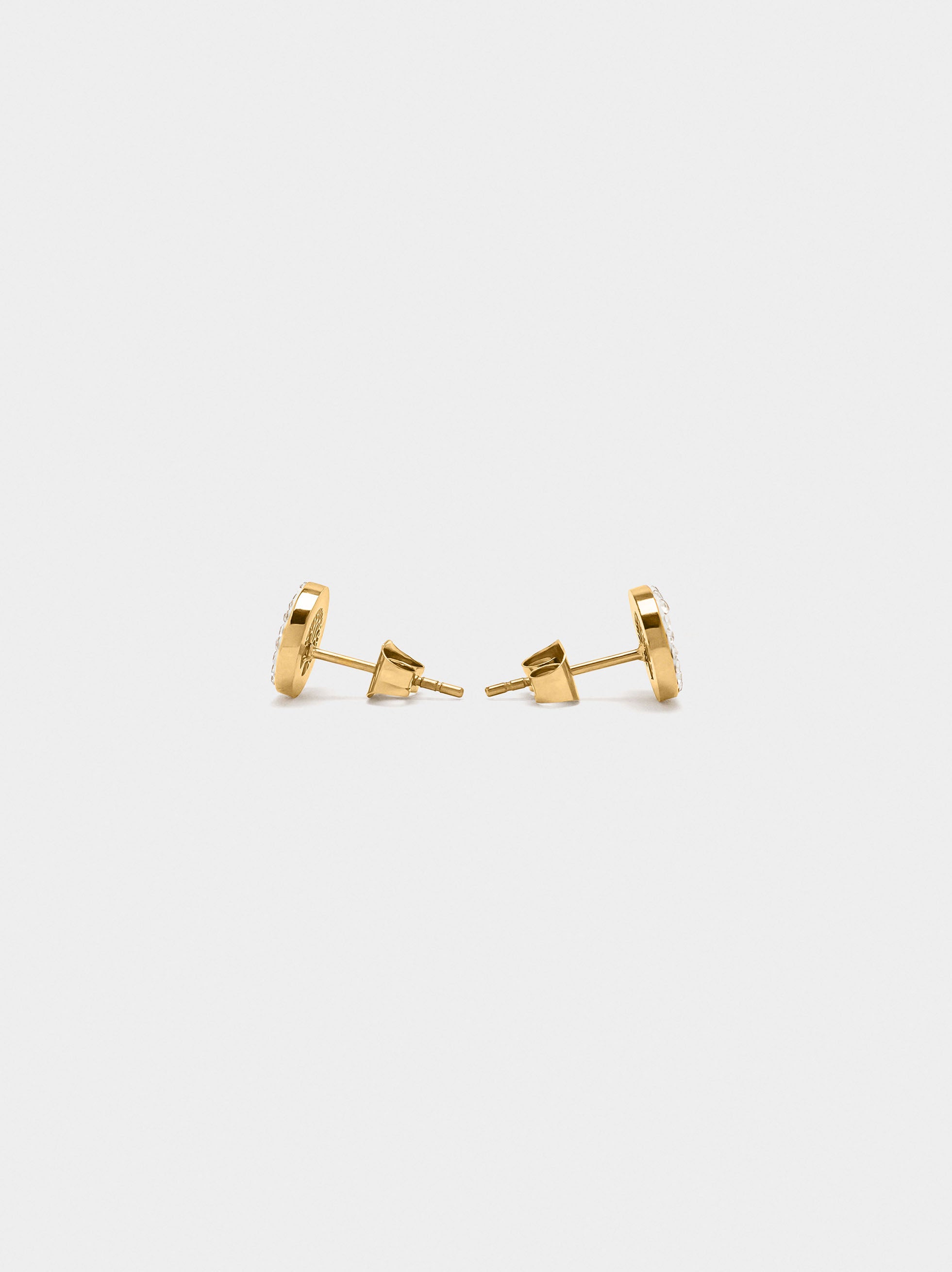 Set Collar Y Pendientes Árbol De La Vida Con Cristales - Acero Inoxidable