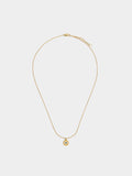 Set Collar Y Pendientes Ojos Con Cristales - Acero Inoxidable