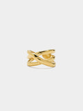 Anillo Triple Cruzado - Acero Inoxidable