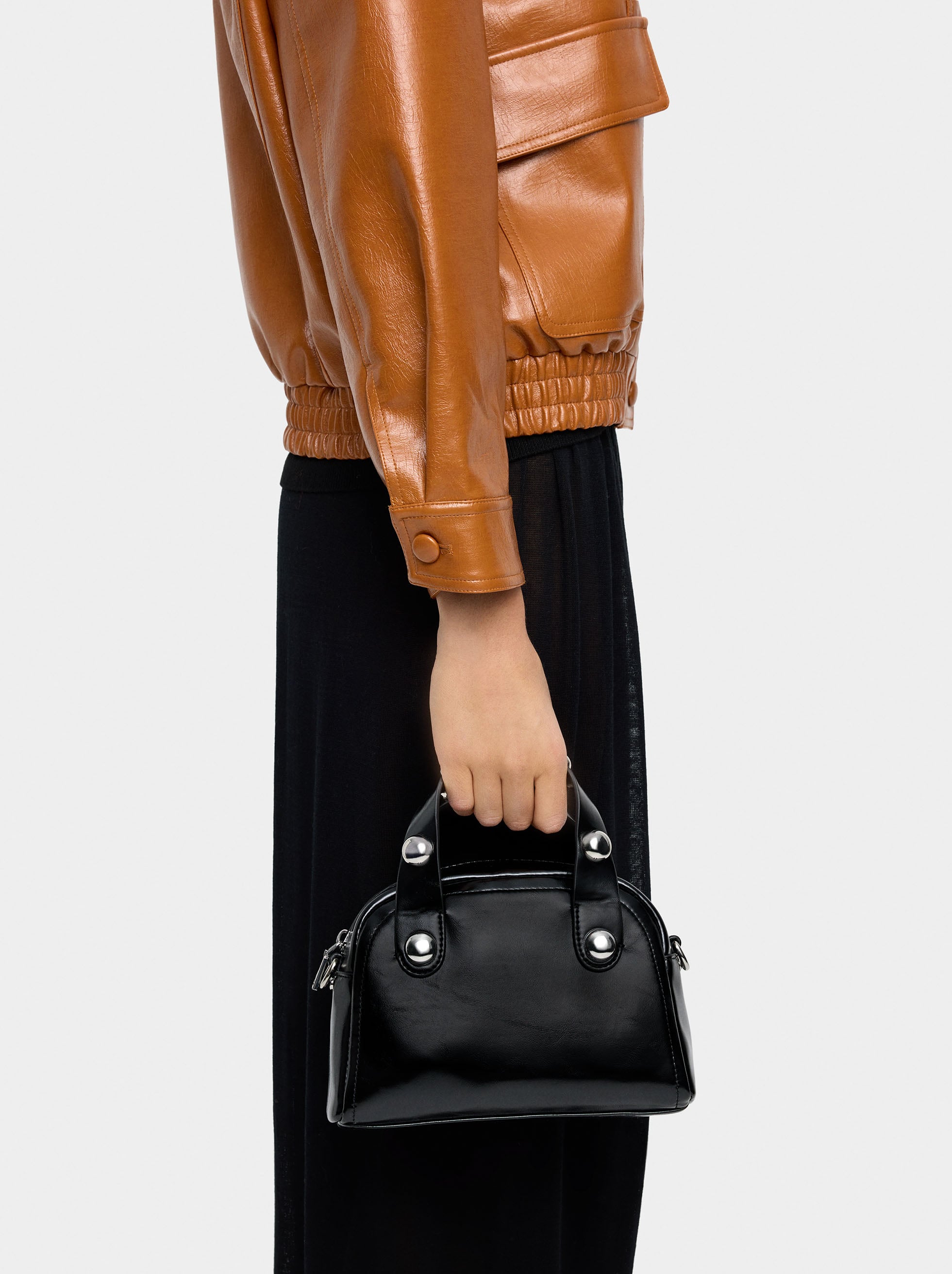 Bolso Tote Con Esferas