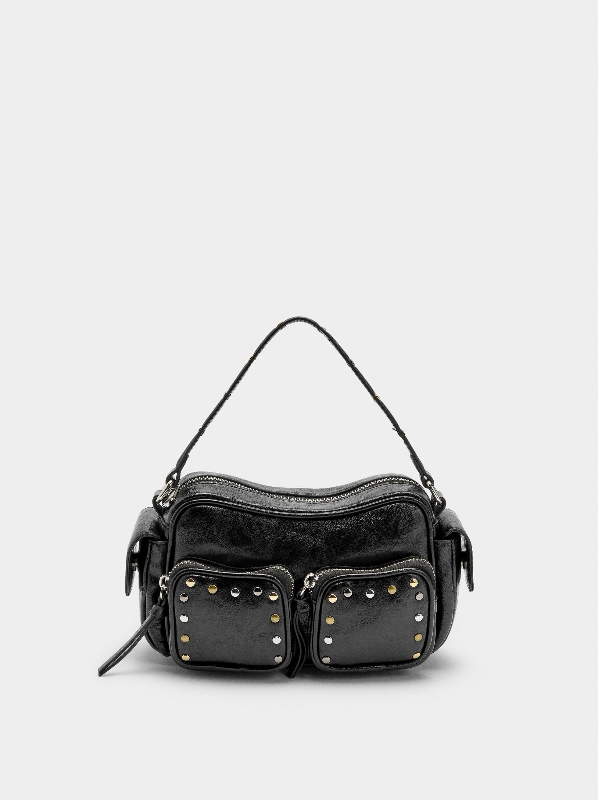 Bolso De Mano Con Tachuelas