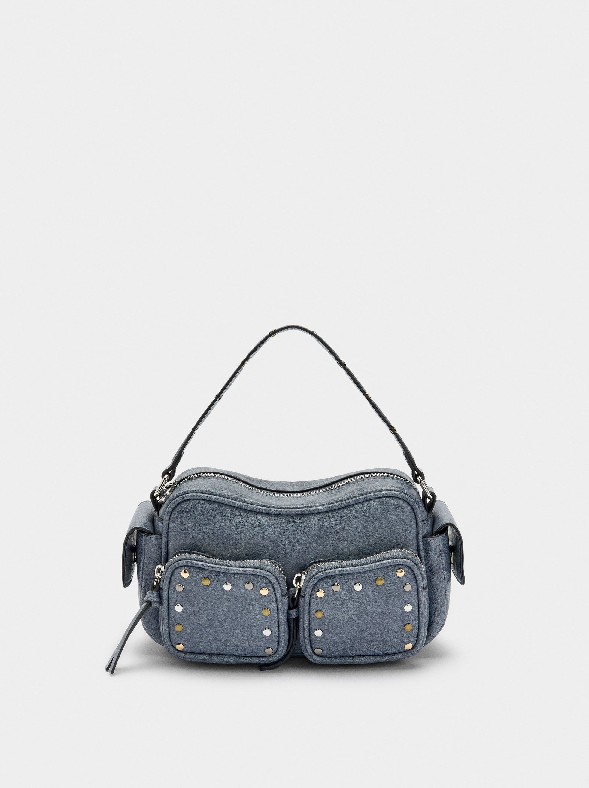 Bolso De Mano Con Tachuelas
